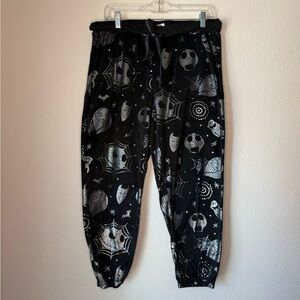Disney Nightmare Before Christmas Jogger Pajama Pants size L